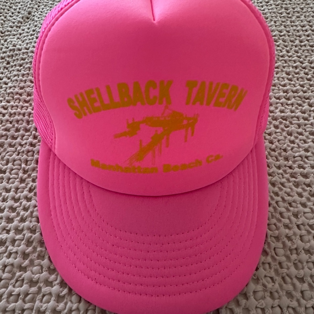 Shellback Tavern Neon Pink Trucker Hat